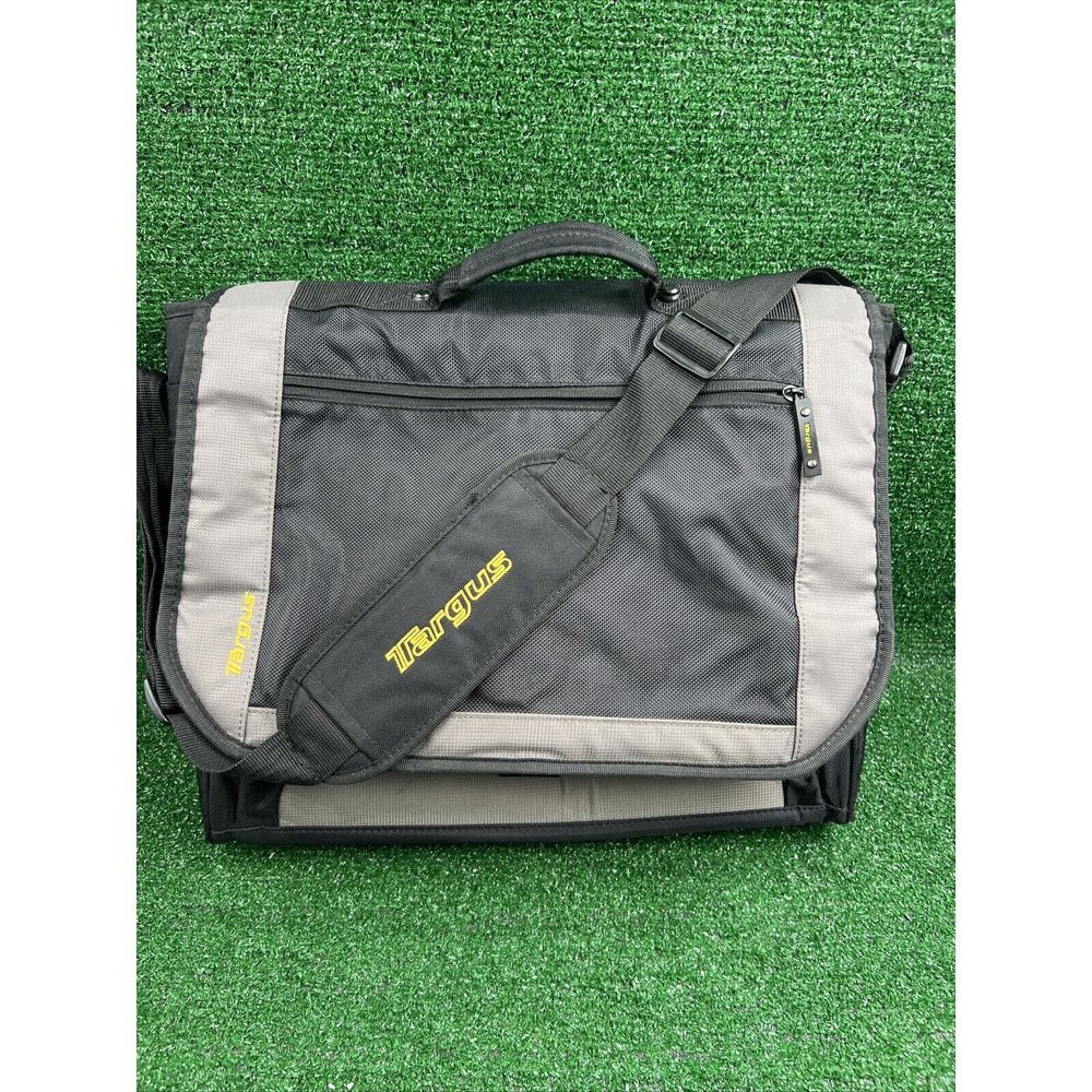Targus CityGear Messenger Crossbody Shoulder Bag Black Gray